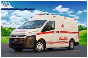 Ambulance Vehicle Toyota Hiace 2022 Model Brand New Petrol Engine